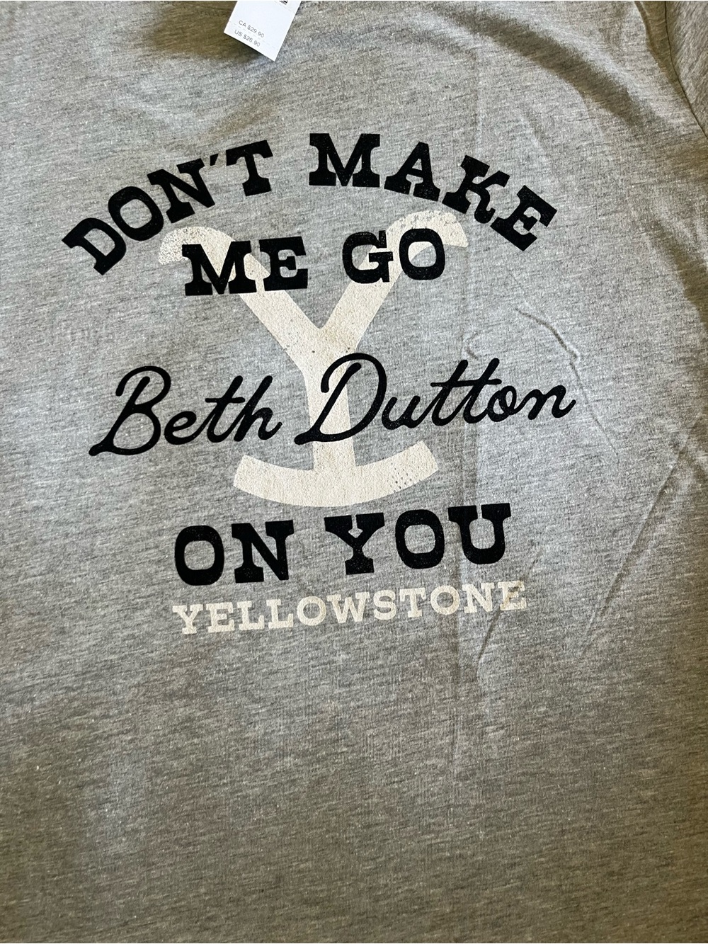 Yellowstone Graphic Tee - Heather Gray
Beth Dutton